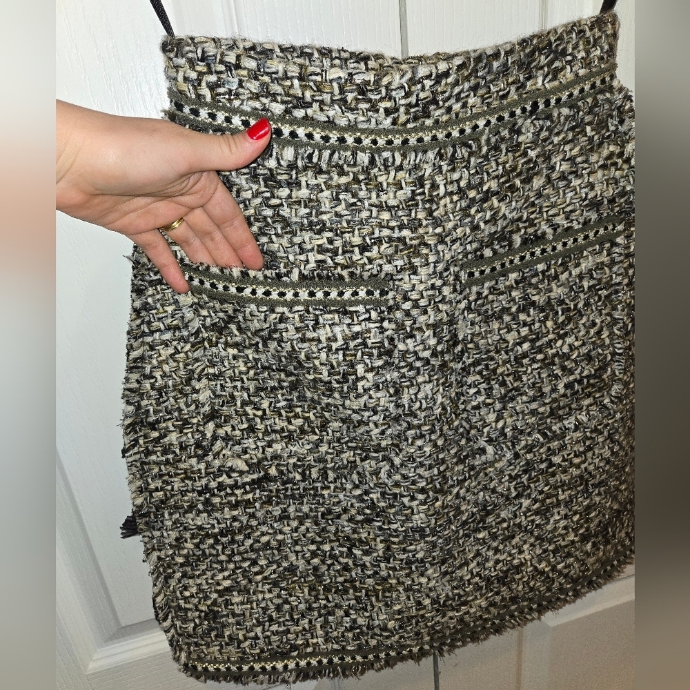 LALO Designer Tweed Skirt | Size Small | European Brand #N6 - Picture 4 of 11